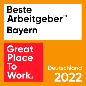 Great Place to Work Siegel für die Besten Arbeitgeber in Bayern 2022
